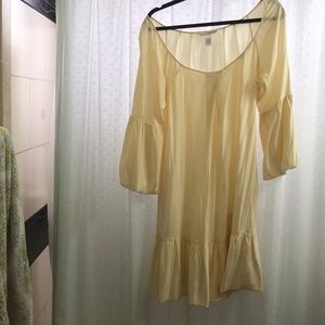 Ivory silk Dress